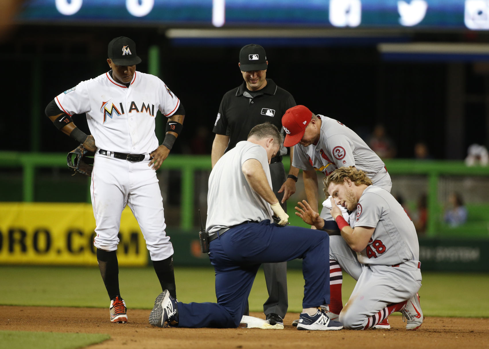 Cardinals Marlins Baseball
